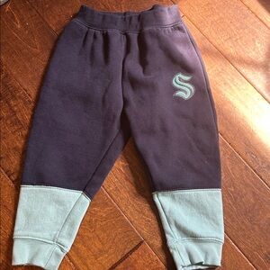 3/15$ Black and Green Seattle Hockey Sweatpants